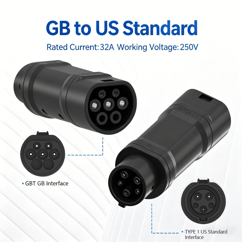 Ev Charger Adapter - Adapter-ładowarka, nowy wtyk GB/T na standard