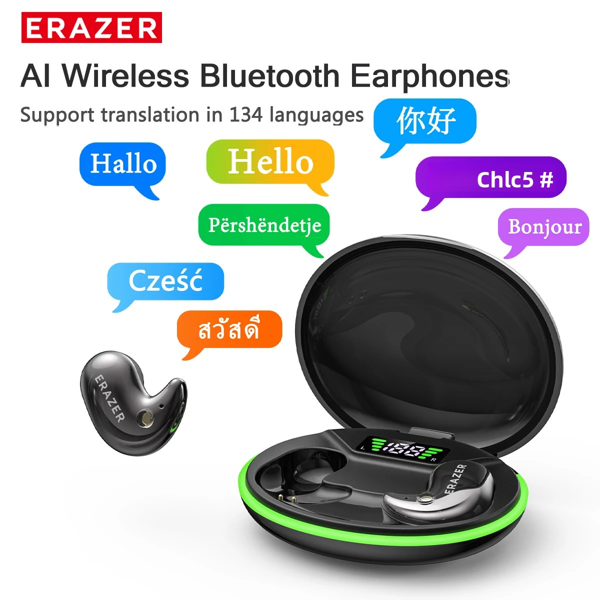 Type 2 Charger - Słuchawki douszne Bluetooth EARZER XF58 z