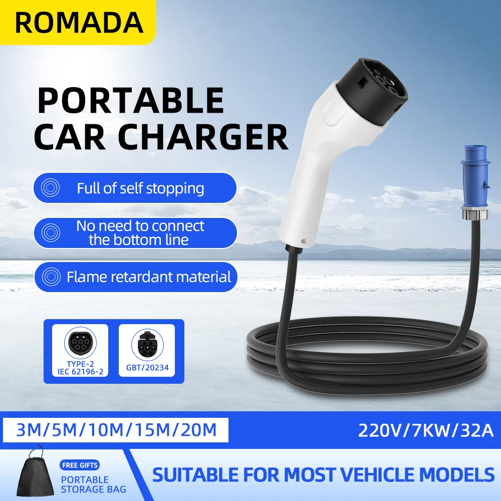 Ładowarka przenośna ROMADA Typ – Ev Charger Adapter recenzja i cena