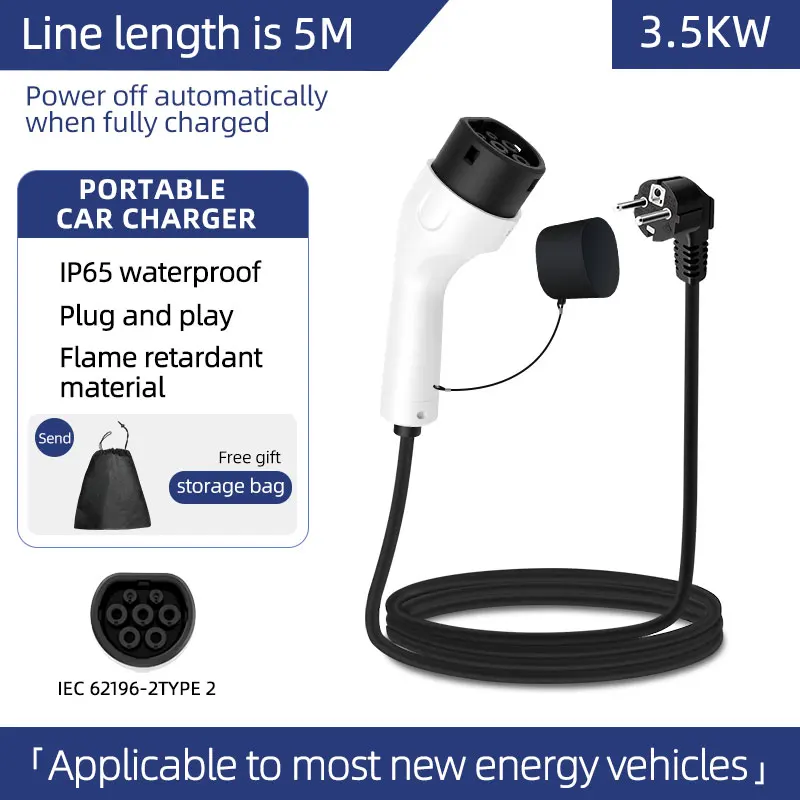 ROMADA 3.5KW 16A Przenośna ład – Ev Charger Adapter recenzja i cena